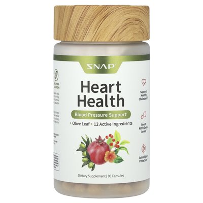 Snap Supplements, Zdrowie Serca, 90 Kapsułek Snap Supplements, Zdrowie Serca, 90 Kapsułek