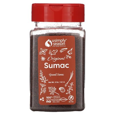 Usimplysason, oryginalny sumak, grunt, 5 uncji (141 g)