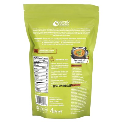 Usimplyseason, - suszone wapno, limonki perskie (limu omani), cała, 4 uncje (113 g) Usimplyseason, - suszone wapno, limonki perskie (limu omani), cała, 4 uncje (113 g)