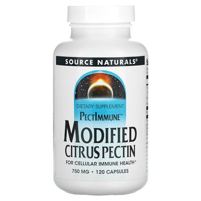 Source Naturals, Pectimmune, Modified Citrus Pectin, 750 mg, 120 Capsules (187 mg per capsule)