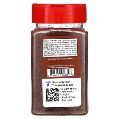 Usimplyseason, gemahlener Sumach, würzig, 5 oz (141 g)
