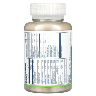 Solaray, raz dziennie, multiwitamina o wysokiej energii, wolne od żelaza, 90 Vegcaps Solaray, raz dziennie, multiwitamina o wysokiej energii, wolne od żelaza, 90 Vegcaps