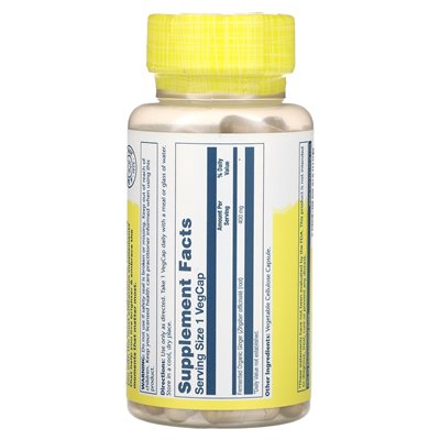 Solaray, fermentierter Ingwer, 400 mg, 100 pflanzliche Kapseln