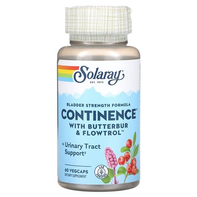 Solaray, Kontinenz, 60 vegetarische Kapseln