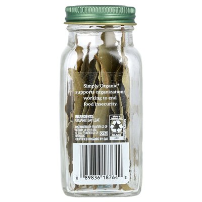 Simply Organic, Bay Leaf, 0.14 oz (4 g)