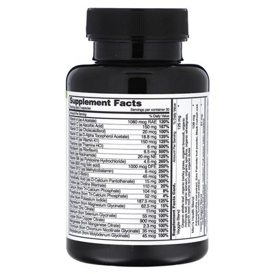 Snap Supplements, Men's Daily Multi Vitamin, 60 Capsules Snap Supplements, Men's Daily Multi Vitamin, 60 Capsules