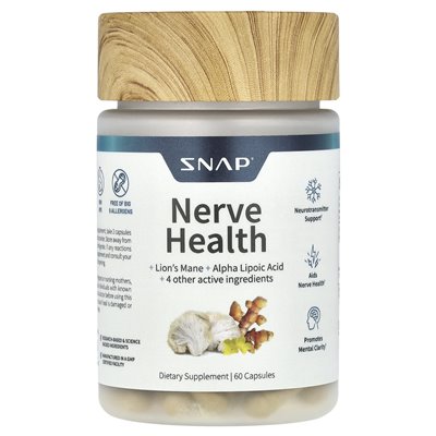 Snap Supplements, Nervous Health, 60 Capsules