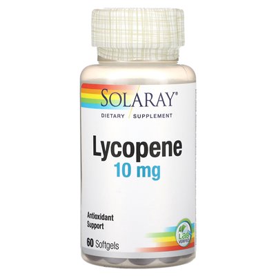 Solaray, Lycopin, 10 mg, 60 Softgels