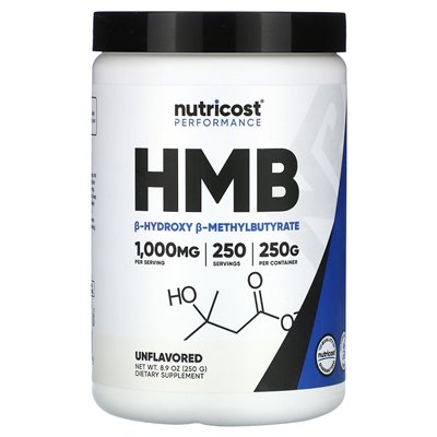 Nutricost, Performance, HMB, niezmożony, 8,9 uncji (250 g)
