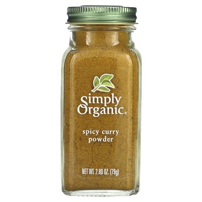 Einfach Bio-Currypulver mit scharfer Note, 2,8 oz (79 g)