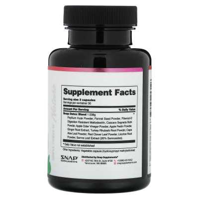 Snap Supplements, Detox, Advanced Cleansing Blend , 60 Capsules Snap Supplements, Detox, Advanced Cleansing Blend , 60 Capsules