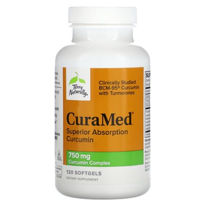 Terry Natural, Twisted, Bessere Absorption von Curcumin, 750 mg, 120 Soft
