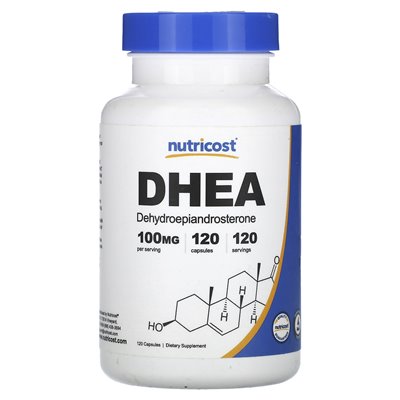 Nutricost, Dhea, 100 mg, 120 kapsułek