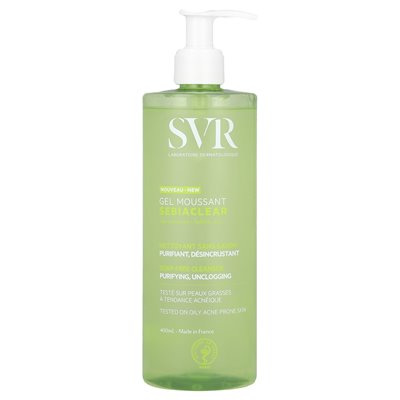 SVR, SEBIACLEAR BEZ SEIFENREINIGER, 13,5 FL OZ (400 ml)