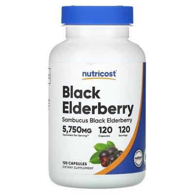 Nutricost, czarny czarny, 5750 mg, 120 kapsułek