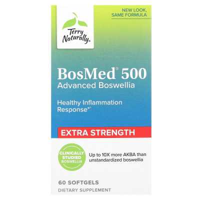 Terry Natural, Bosmed 500, Advanced Boswellia, Extra Stärke, 60 Soft