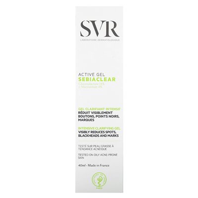 SVR, SEBIACLEAR, Active Gel, 1,4 Fl Oz (40 ml)
