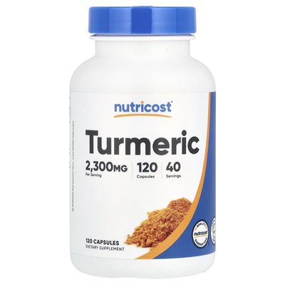 Nutak, kurkuma, 2300 mg, 120 kapsułek (766 mg na kapsułkę)