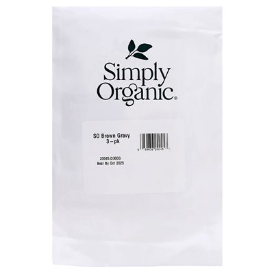 Simply Organic Brown Sauce Mix, 3 Packs, 1 Ounce (28g) Each