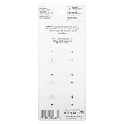 SCUNCI, BET SLIP GRIP, CLIPS JAW, cały dzień, mini -ośmiornica, 6 sztuk SCUNCI, BET SLIP GRIP, CLIPS JAW, cały dzień, mini -ośmiornica, 6 sztuk