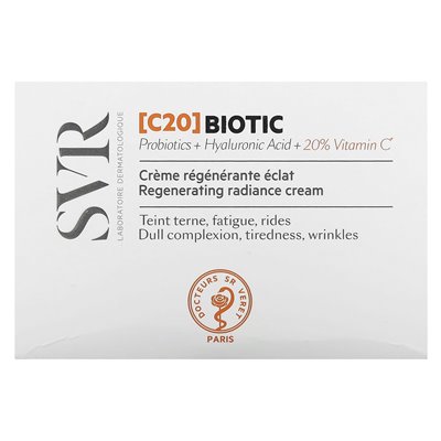 SVR, [C20] biotyczny, regenerujący krem ​​do blasku, 1,7 fl oz (50 ml)