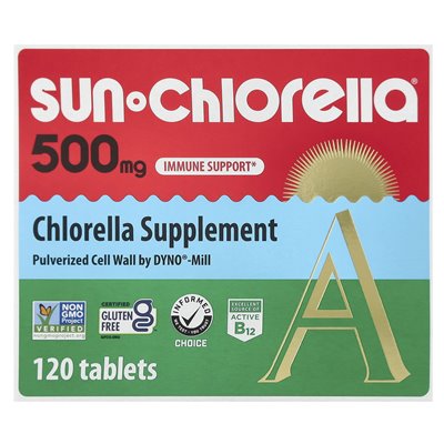 Sun Chlorella, suplement chlorella, 120 tabletek