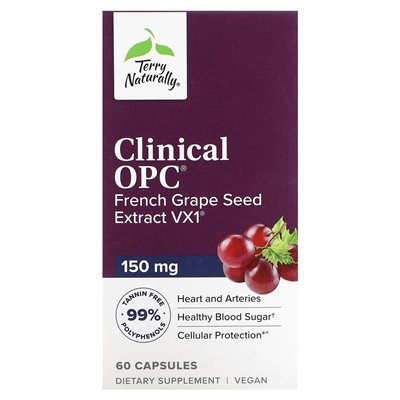Terry naturalnie, kliniczny OPC, 150 mg, 60 kapsułek