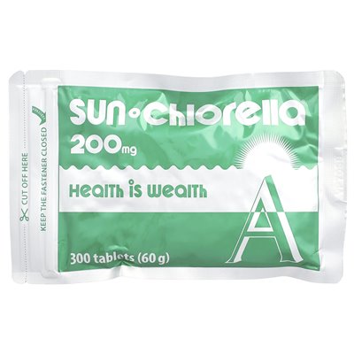 Sun Chlorella, Suplement Chlorella, 200 mg, 300 Tabletek Sun Chlorella, Suplement Chlorella, 200 mg, 300 Tabletek