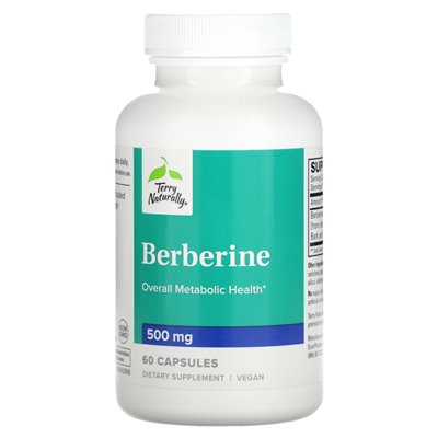 Terry naturalnie, berberina, 500 mg, 60 kapsułek Terry naturalnie, berberina, 500 mg, 60 kapsułek