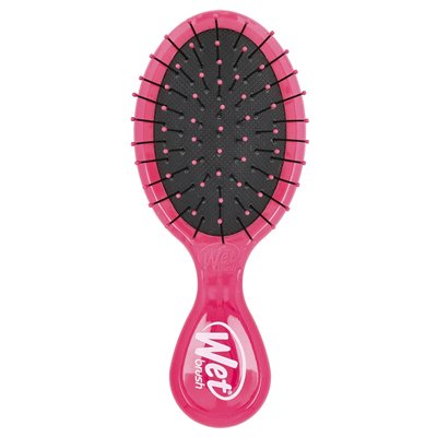 Mokro szczotka, mini detangler pędzel, różowy, 1 szczotka
