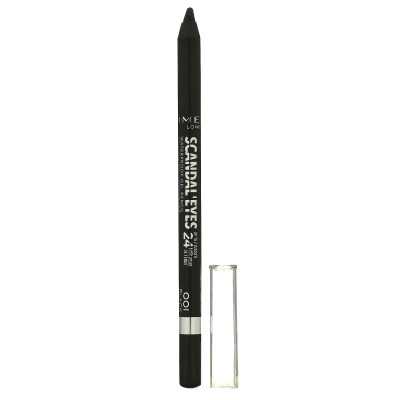 Rimmel London, Scandal'eyes, wasserfester Gelstift, 001 Schwarz, 0,04 uncji (1,3 g)