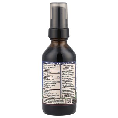 Zioła Wishgarden, geniusz sok, pomoc poznawcza, 2 fl oz (59 ml)
