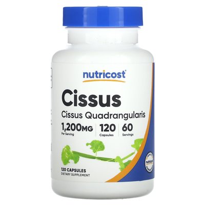 Nutricost, Cissus, 1200 mg, 120 kapsułek (600 mg na kapsułkę)
