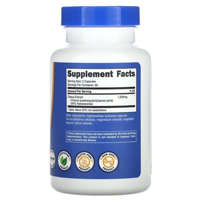 Nutricost, Cissus, 1200 mg, 120 kapsułek (600 mg na kapsułkę)