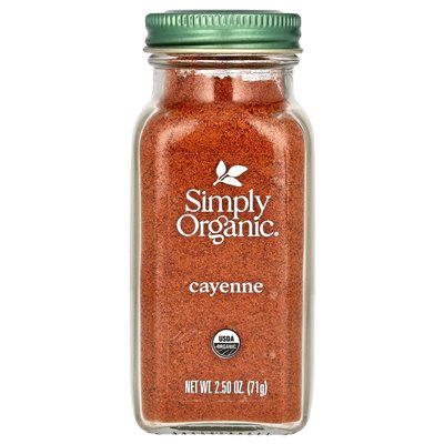 Po prostu ekologiczne, Cayenne, 2,5 uncji (71 g)