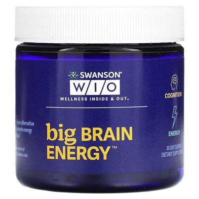 Swanson WIO, Ogromna Energia Mózgu, 30 Kapsułek