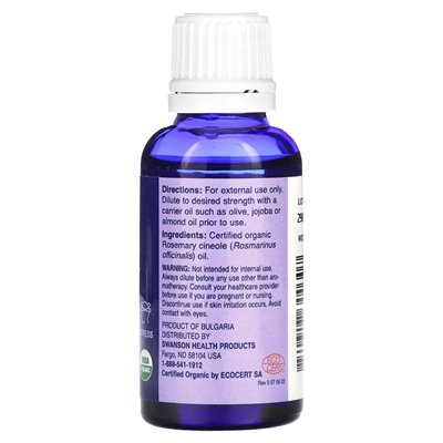 Swanson Wio, olejek z Rosemary, 1 Fl Oz (29,6 ml)