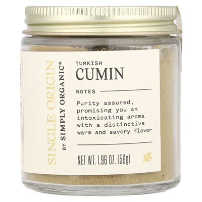 Simply Organic Türkischer Kreuzkümmel aus einer einzigen Herkunft, 1,96 oz (56 g)