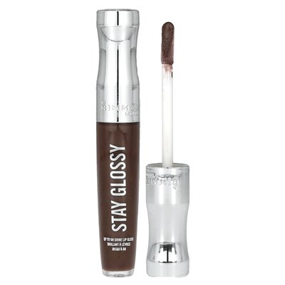Rimmel London, Stay Glossny Lipgloss, 435 Cocoa Kiss, 0,18 Fl Oz (5,5 ml)