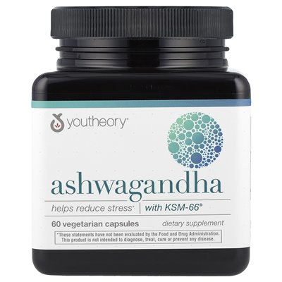 Youteory, Ashwagandha, 60 kapsułek wegetariańskich Youteory, Ashwagandha, 60 kapsułek wegetariańskich