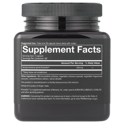 Youtheory, Mężczyźni, Shilajit, 60 Wegetariańskich Kapsułek Youtheory, Mężczyźni, Shilajit, 60 Wegetariańskich Kapsułek