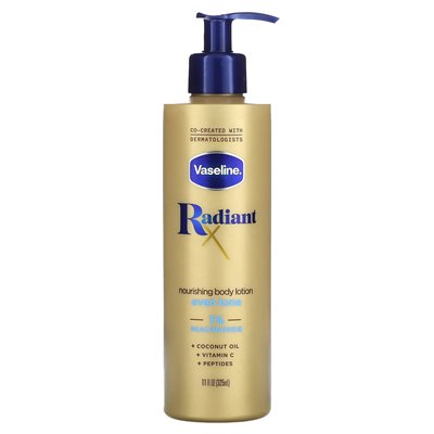 Vaseline, Radiantx, odżywczy balsam do ciała, 11 Fl Oz (325 ml)