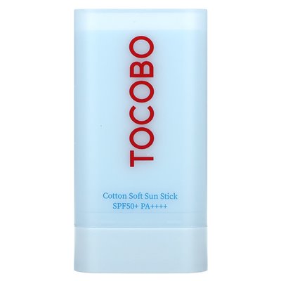 Tocobo, bawełniany miękki sztyft, SPF 50+ PA +++, 0,67 uncji (19 g)