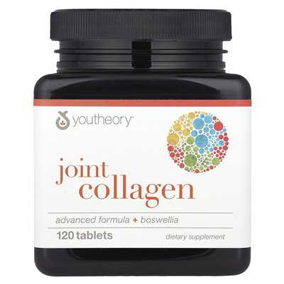 Youteoria, wspólny kolagen, zaawansowana formuła + Boswellia, 120 tabletek