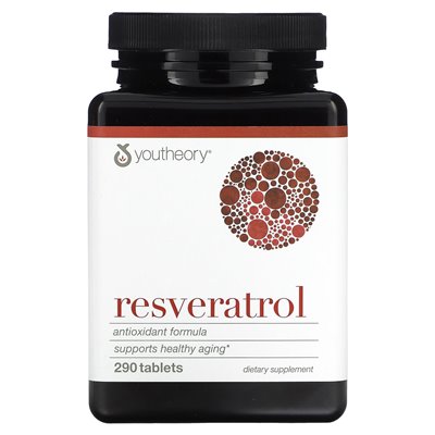 Youtheoria, Resveratrol, 290 Tabletten