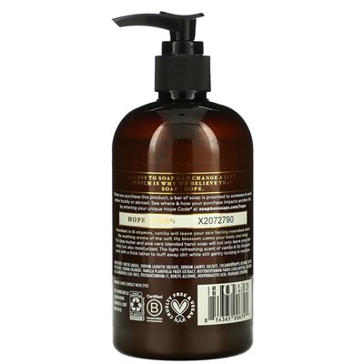 SOAPBOX, płynne mydło rąk z aloesem i shea, wanilią i lilią kwiat, 12 fl oz (354 ml) SOAPBOX, płynne mydło rąk z aloesem i shea, wanilią i lilią kwiat, 12 fl oz (354 ml)