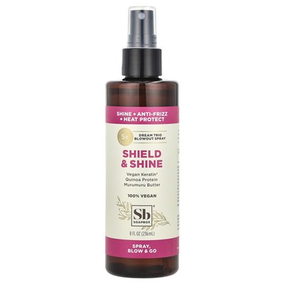 Soapbox, Shield &amp Shine, Dream Trio Blowout Spray, 8 Fl Oz (236 ml)