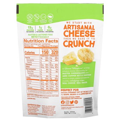Whisps, sera chips, parmezan, 2,12 uncji (60 g)
