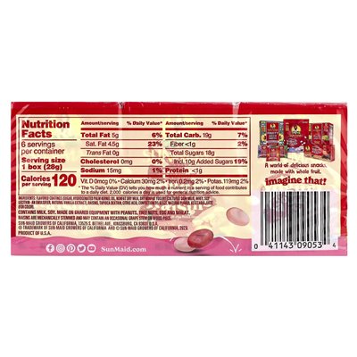 Sun-Maid, Yogurt-Covered Raisins, Strawberries and Vanilla, 6 Boxes, 1 Ounce (28.3 G)