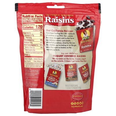 Sun-Maid, California Dried Raisins, 10 oz (284 g)